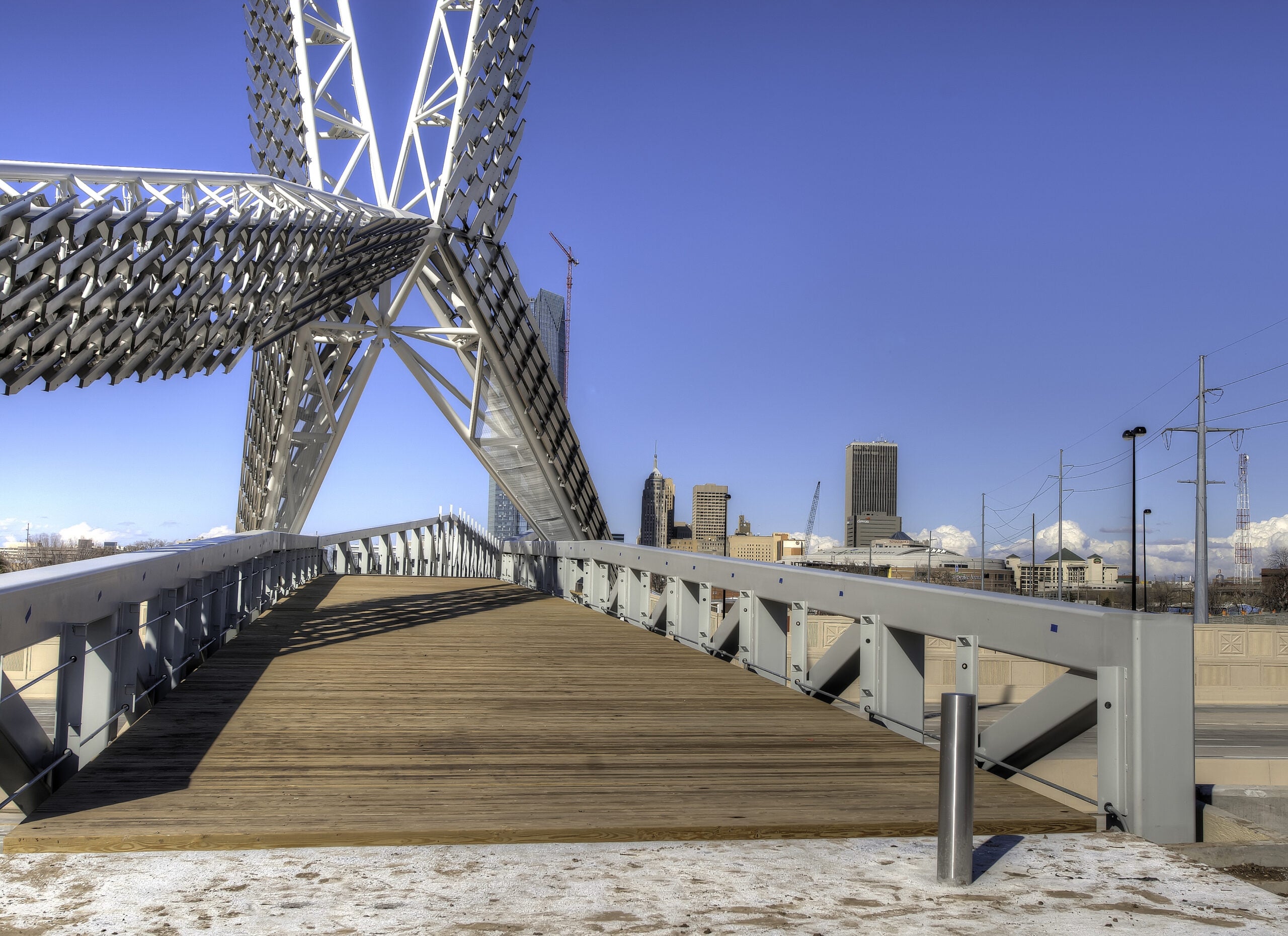 a bridge constructed using HSS