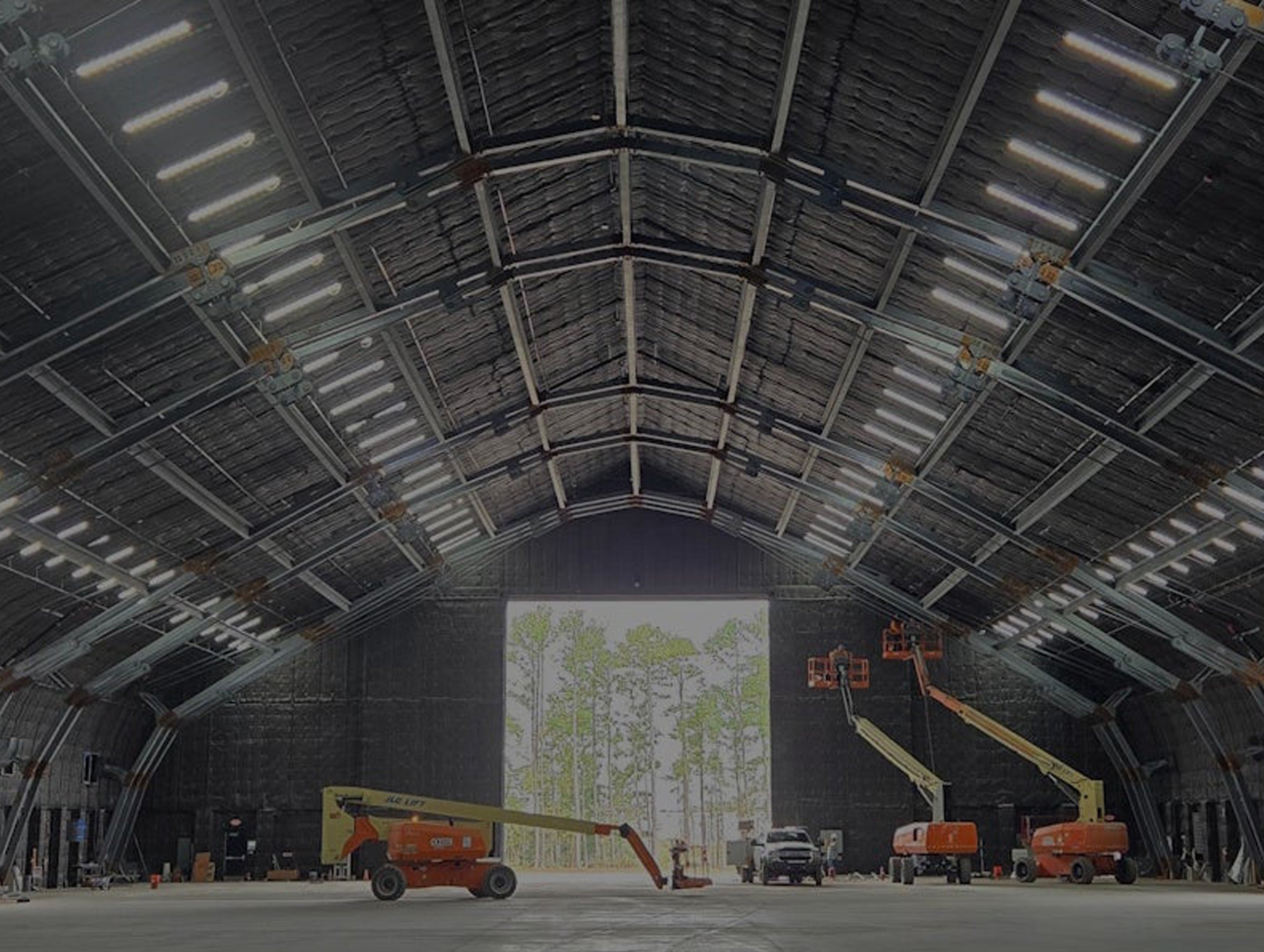a sound stage at MrBeast's Greenville, North Carolina campus