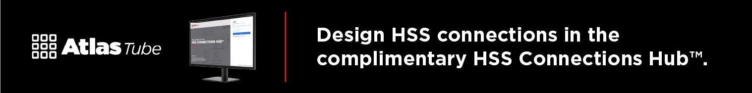a link to the Atlas Tube HSS Connections Hub™.